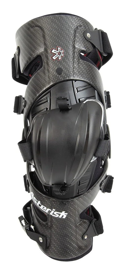 Asterisk Carbon Cell 1 Knee Braces – Pair