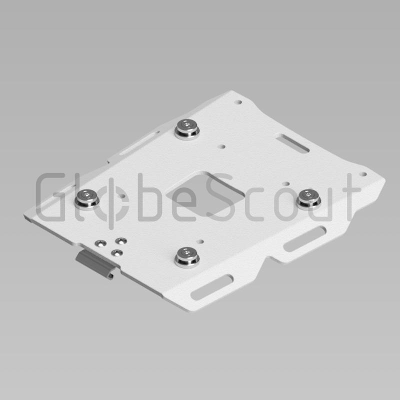 Luggage Rack for Yamaha XT1200 Z Super Tenere, 2.03.00877, adventure bike luggage, GlobeScout motorcycle luggage, GlobeScout XPAN+, Luggage Racks, motorcycle luggage racks, Mounting, XT1200 ZE Super Tenere, Yamaha, Yamaha XT1200 Z, Luggage Racks - Imported and distributed in North & South America by Lindeco Genuine Powersports - Premier Powersports Equipment and Accessories for Motorcycle Enthusiasts, Professional Riders and Dealers.