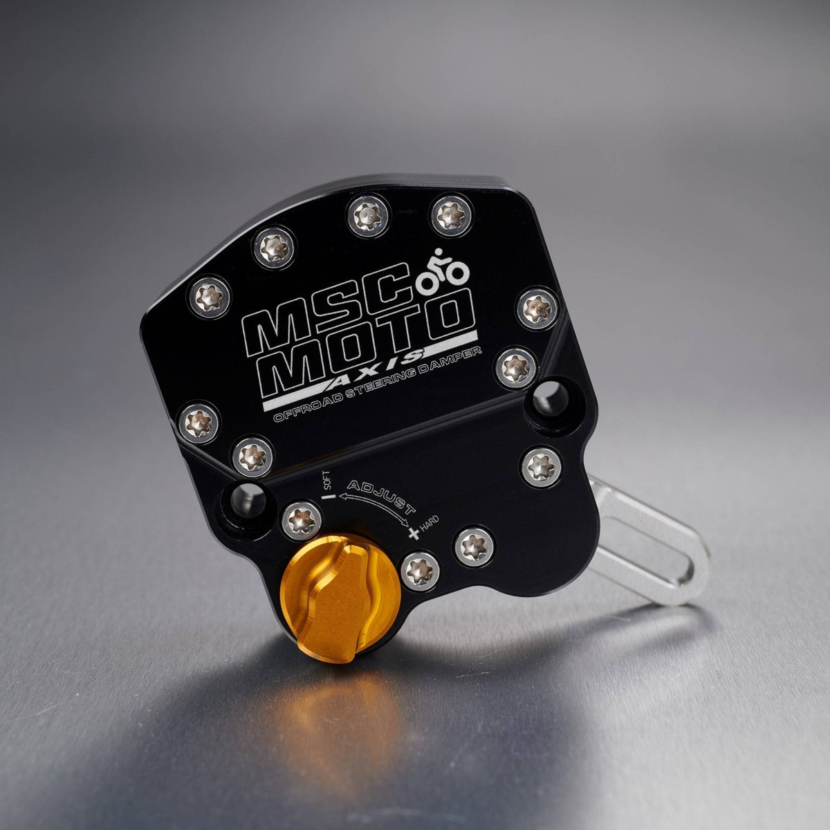 Axis Steering Damper Kit Top Mount (AX0016) - HONDA CRF, AX0016, axis, Honda MSC Moto, Steering Dampers - Imported and distributed in North & South America by Lindeco Genuine Powersports - Premier Powersports Equipment and Accessories for Motorcycle Enthusiasts, Professional Riders and Dealers.