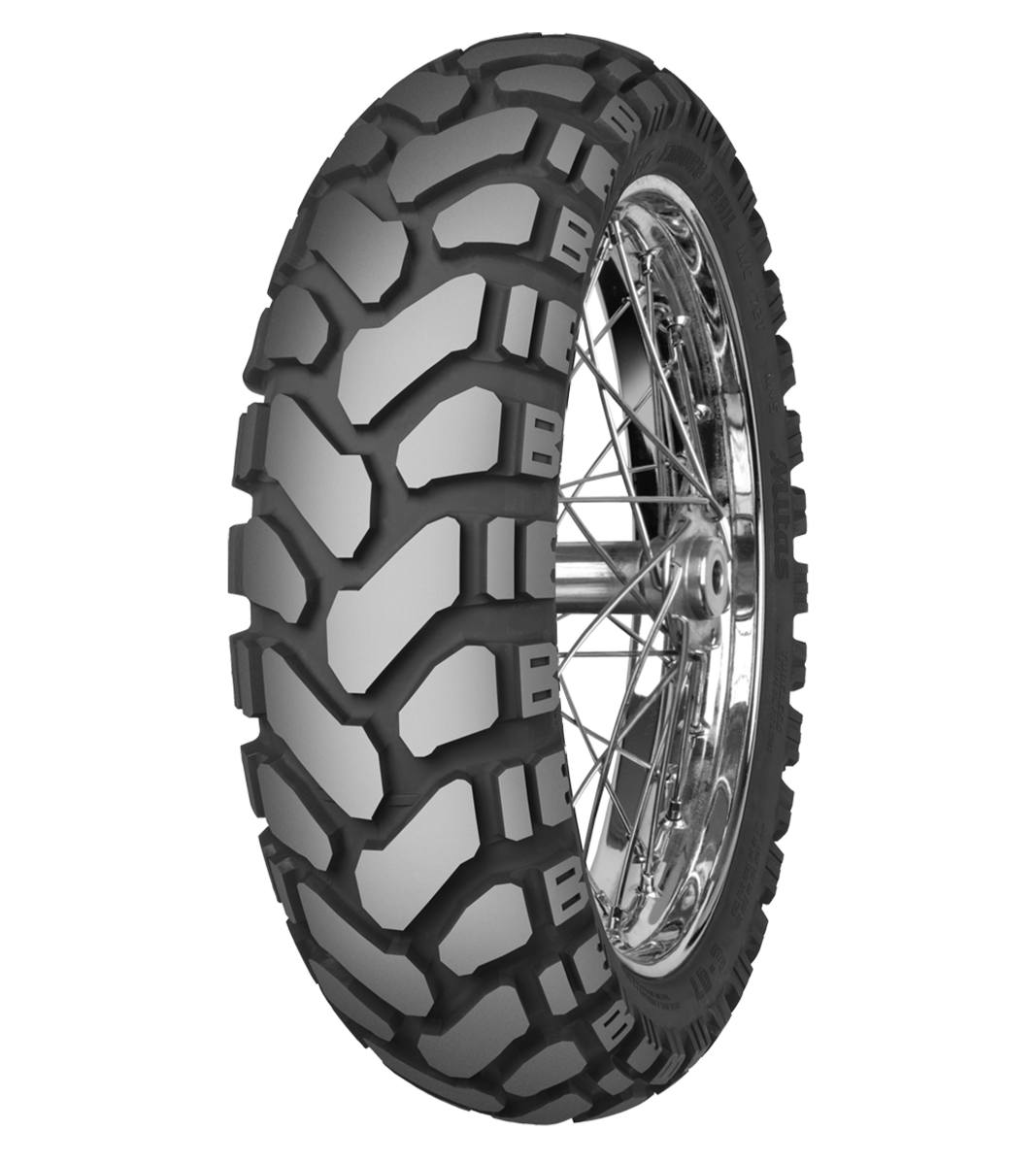 Mitas E-07+ ENDURO TRAIL 150/70B18 Trail ON Trail 70T No Stripe Tubeless Rear Tire, 224061, 150/70B18, Adventure Touring, E Series, E-07+ Enduro Trail, Rear, Trail, Trail ON, Tires - Imported and distributed in North &amp; South America by Lindeco Genuine Powersports - Premier Powersports Equipment and Accessories for Motorcycle Enthusiasts, Professional Riders and Dealers.