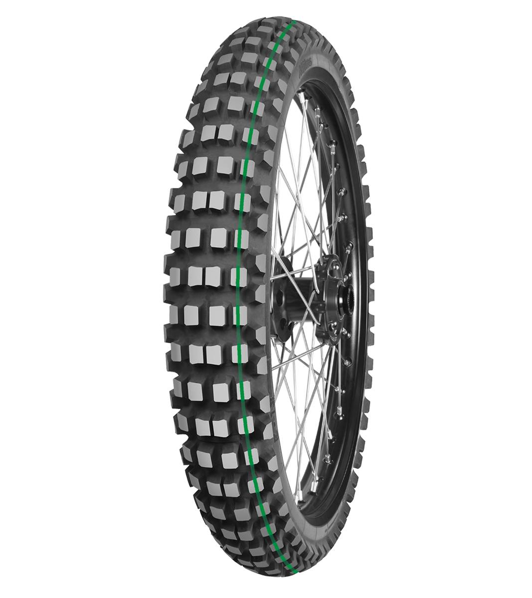 Mitas E-13 Rally Star 90/90-21 Rally Off-Road 54R Green Tube Front Tire, 224621, 90/90-21, Adventure Touring, E Series, E-13 Rally Star, Off-Road, Rally, Rear, Tires - Imported and distributed in North &amp; South America by Lindeco Genuine Powersports - Premier Powersports Equipment and Accessories for Motorcycle Enthusiasts, Professional Riders and Dealers.