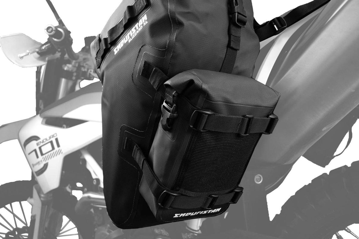 BLIZZARD SADDLE BAGS, LUSA-007-S, blizzard, enduristan, luggage, saddle bags and panniers, waterproof, Saddle Bags - Imported and distributed in North &amp; South America by Lindeco Genuine Powersports - Premier Powersports Equipment and Accessories for Motorcycle Enthusiasts, Professional Riders and Dealers.