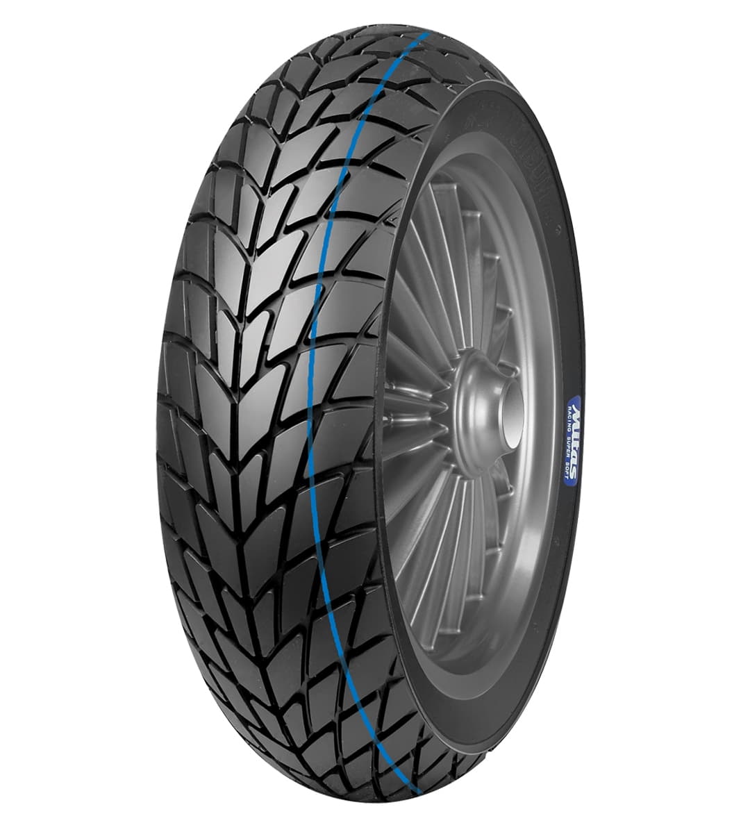 Mitas MC 20 MONSUM 100/90-12 Scooter Racing SUPER SOFT 49P Blue Tubeless Front, Rear Tire Motorcycle Tires Mitas 