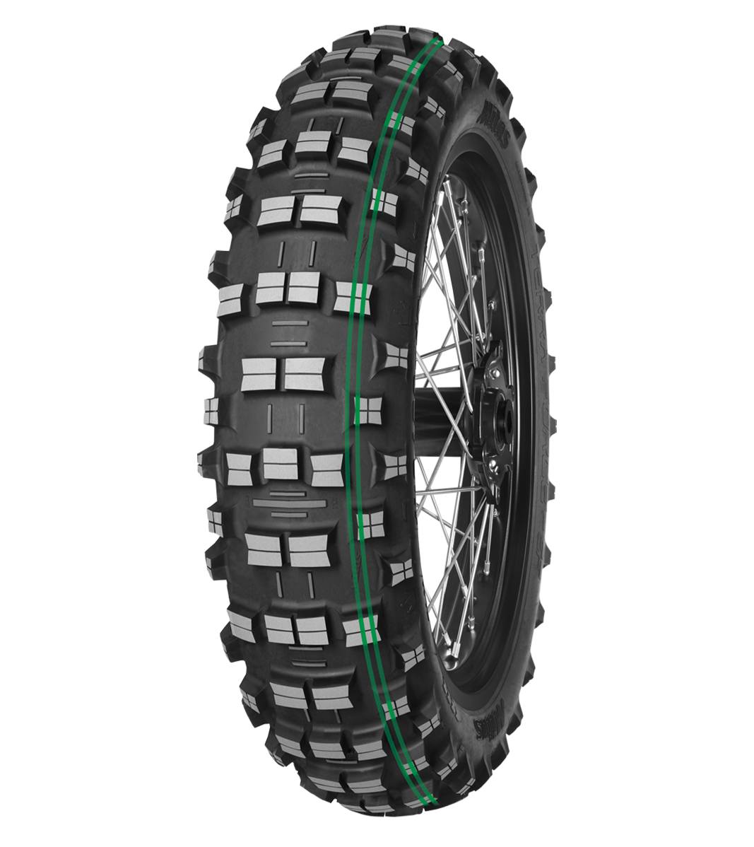 Mitas TERRA FORCE-EH 140/80-18 Enduro Competition Off-Road SUPER SOFT EXTREME 70M 2 Green Tube Rear Tire, 226285, 140/80-18, Enduro Competition, Off-Road, Rear, Terra Force, Terra Force-EH, Trail, Tires - Imported and distributed in North &amp; South America by Lindeco Genuine Powersports - Premier Powersports Equipment and Accessories for Motorcycle Enthusiasts, Professional Riders and Dealers.