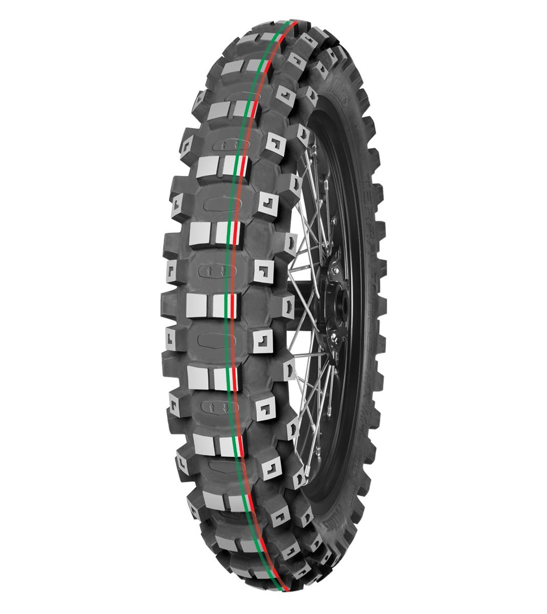 Mitas TERRA FORCE-MX MH 110/90-19 Motocross Competition Off-Road MEDIUM TO HARD 62M Red &amp; Green Tube Rear Tire, 226798, 110/90-19, Motocross, Motocross Competition, Off-Road, Rear, Terra Force, Terra Force-MX MH, Trail, Tires - Imported and distributed in North &amp; South America by Lindeco Genuine Powersports - Premier Powersports Equipment and Accessories for Motorcycle Enthusiasts, Professional Riders and Dealers.