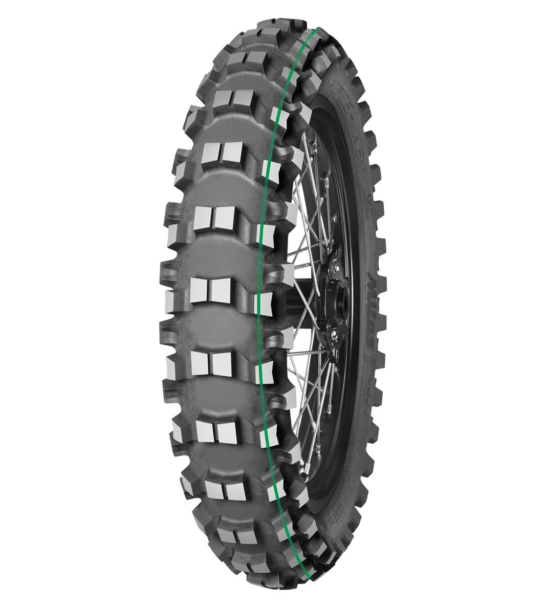 Mitas TERRA FORCE-MX SM 110/100-18 Enduro Competition Off-Road SUPER LIGHT 64M Green Tube Rear Tire, 226323, 110/100-18, Enduro Competition, Off-Road, Rear, Terra Force, Terra Force-MX SM, Trail, Tires - Imported and distributed in North &amp; South America by Lindeco Genuine Powersports - Premier Powersports Equipment and Accessories for Motorcycle Enthusiasts, Professional Riders and Dealers.